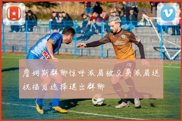 詹姆斯群聊惊呼浓眉被交易浓眉送祝福后选择退出群聊